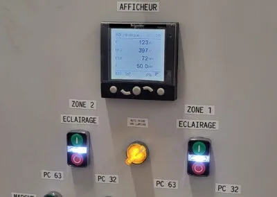 Commande gestion éclairage cave vinicole GCAME
