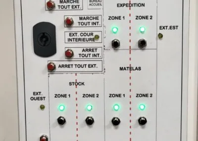 Commande éclairage usine GCAME