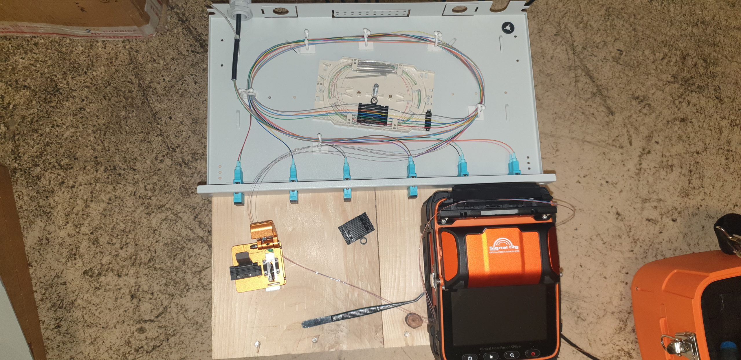 Installation fibre optique particulier