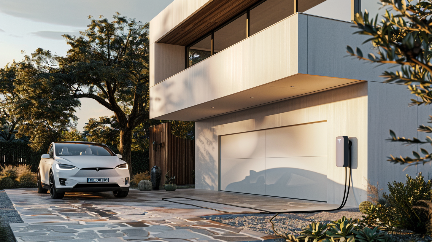 Borne recharge voiture électrique maison particulier wallbox résidentielle garage familiale GCAME