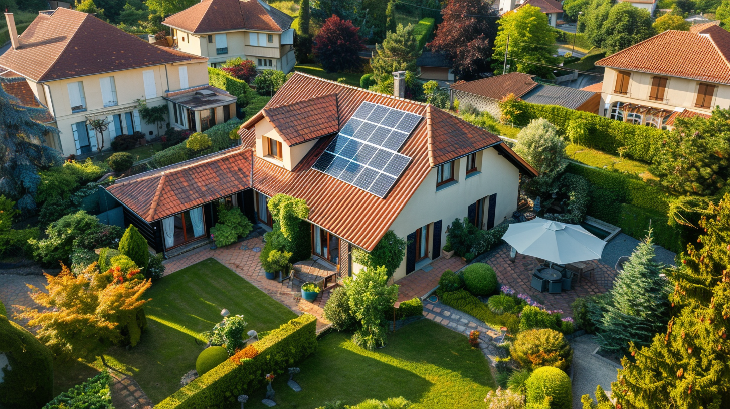 Panneaux solaires maison photovoltaïque toiture résidentielle écologique économies énergie QualiPV GCAME